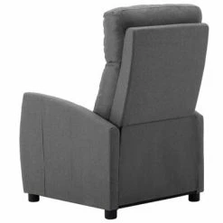 VidaXL Fauteuil inclinable Gris clair Tissu -Fauteuils Soldes image 4 289696