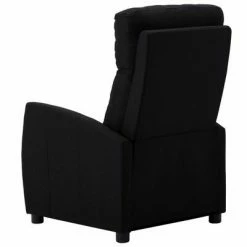 VidaXL Fauteuil inclinable Noir Tissu -Fauteuils Soldes image 4 289698