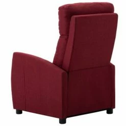 VidaXL Fauteuil inclinable Rouge bordeaux Tissu -Fauteuils Soldes image 4 289699