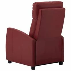 VidaXL Fauteuil inclinable Rouge bordeaux Similicuir -Fauteuils Soldes image 4 289720
