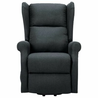 VidaXL Fauteuil inclinable Gris foncé Tissu 6 VidaXL Fauteuil inclinable Gris foncé Tissu – Image 4