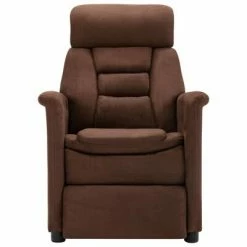 VidaXL Fauteuil inclinable Marron Similicuir daim -Fauteuils Soldes image 4 289764