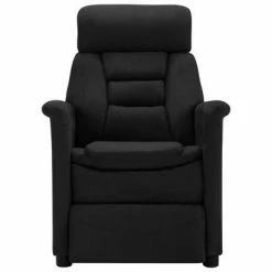 VidaXL Fauteuil inclinable Noir Similicuir daim -Fauteuils Soldes image 4 289768