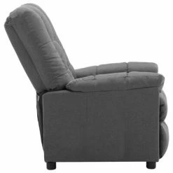 VidaXL Fauteuil inclinable Gris clair Tissu 11 VidaXL Fauteuil inclinable Gris clair Tissu -Fauteuils Soldes image 4 289796
