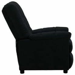 VidaXL Fauteuil inclinable Noir Tissu -Fauteuils Soldes image 4 289798
