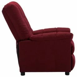 VidaXL Fauteuil inclinable Rouge bordeaux Tissu -Fauteuils Soldes image 4 289799