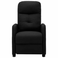 VidaXL Fauteuil inclinable Noir Tissu -Fauteuils Soldes image 4 289818