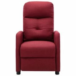 VidaXL Fauteuil inclinable Rouge bordeaux Tissu -Fauteuils Soldes image 4 289819