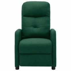 VidaXL Fauteuil inclinable Vert foncé Tissu 11 VidaXL Fauteuil inclinable Vert foncé Tissu -Fauteuils Soldes image 4 289822