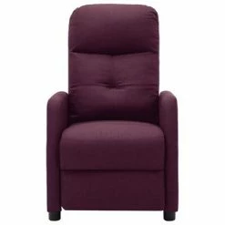 VidaXL Fauteuil inclinable Violet Tissu -Fauteuils Soldes image 4 289823