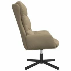 VidaXL Chaise de relaxation avec tabouret Cappuccino Similicuir -Fauteuils Soldes image 4 3097611