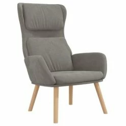 VidaXL Chaise de relaxation avec tabouret Gris clair Velours 11 VidaXL Chaise de relaxation avec tabouret Gris clair Velours -Fauteuils Soldes image 4 3097820