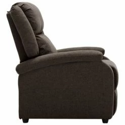 VidaXL Fauteuil inclinable électrique Marron foncé Tissu -Fauteuils Soldes image 4 3098357