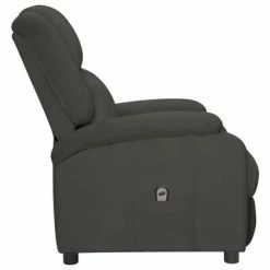 VidaXL Fauteuil inclinable électrique Gris foncé Velours -Fauteuils Soldes image 4 3098394