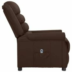 VidaXL Fauteuil inclinable électrique Marron Similicuir -Fauteuils Soldes image 4 3098465