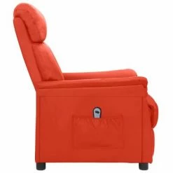 VidaXL Fauteuil inclinable électrique Rouge Similicuir -Fauteuils Soldes image 4 3098497