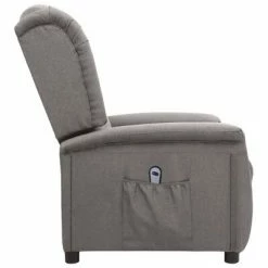 VidaXL Fauteuil inclinable électrique Gris clair Tissu 11 VidaXL Fauteuil inclinable électrique Gris clair Tissu -Fauteuils Soldes image 4 3098506