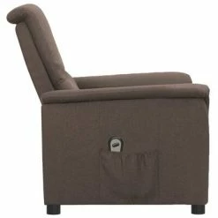 VidaXL Fauteuil inclinable électrique Taupe Tissu -Fauteuils Soldes image 4 3098552