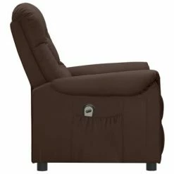 VidaXL Fauteuil inclinable électrique Marron Similicuir -Fauteuils Soldes image 4 3098569