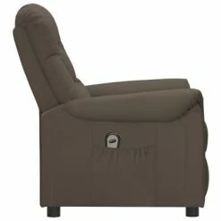 VidaXL Fauteuil inclinable électrique Gris Similicuir -Fauteuils Soldes image 4 3098572