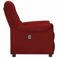 VidaXL Fauteuil inclinable électrique Rouge bordeaux Similicuir -Fauteuils Soldes image 4 3098574