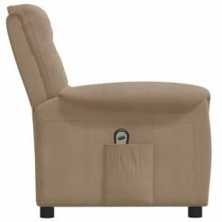 VidaXL Fauteuil inclinable électrique Taupe Tissu microfibre -Fauteuils Soldes image 4 3098583