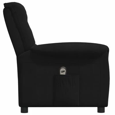 VidaXL Fauteuil inclinable électrique Noir Tissu microfibre 6 VidaXL Fauteuil inclinable électrique Noir Tissu microfibre – Image 4