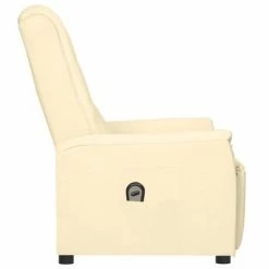 VidaXL Fauteuil inclinable électrique Crème Similicuir 11 VidaXL Fauteuil inclinable électrique Crème Similicuir -Fauteuils Soldes image 4 3098599