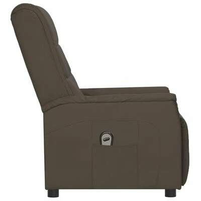 VidaXL Fauteuil inclinable électrique Gris Similicuir 6 VidaXL Fauteuil inclinable électrique Gris Similicuir – Image 4