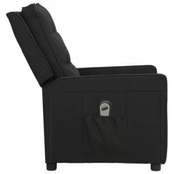 VidaXL Fauteuil inclinable électrique Noir Tissu 11 VidaXL Fauteuil inclinable électrique Noir Tissu -Fauteuils Soldes image 4 3098612