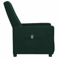 VidaXL Fauteuil inclinable électrique Vert foncé Tissu -Fauteuils Soldes image 4 3098644