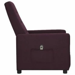 VidaXL Fauteuil inclinable électrique Violet Tissu 11 VidaXL Fauteuil inclinable électrique Violet Tissu -Fauteuils Soldes image 4 3098645