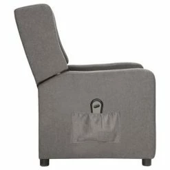 VidaXL Fauteuil inclinable électrique Gris clair Tissu 11 VidaXL Fauteuil inclinable électrique Gris clair Tissu -Fauteuils Soldes image 4 3098721