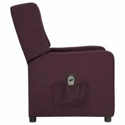 VidaXL Fauteuil inclinable électrique Violet Tissu -Fauteuils Soldes image 4 3098728