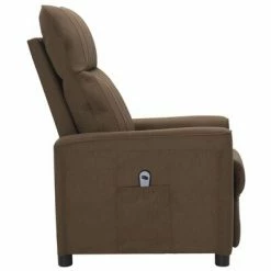 VidaXL Fauteuil inclinable électrique Marron Tissu 11 VidaXL Fauteuil inclinable électrique Marron Tissu -Fauteuils Soldes image 4 3098881