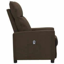 VidaXL Fauteuil inclinable électrique Marron foncé Tissu 11 VidaXL Fauteuil inclinable électrique Marron foncé Tissu -Fauteuils Soldes image 4 3098882