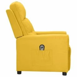 VidaXL Fauteuil inclinable électrique Jaune Tissu 11 VidaXL Fauteuil inclinable électrique Jaune Tissu -Fauteuils Soldes image 4 3098912