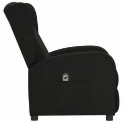 VidaXL Fauteuil inclinable électrique Noir Tissu -Fauteuils Soldes image 4 3098927