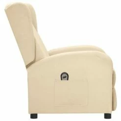 VidaXL Fauteuil inclinable électrique Crème Tissu 11 VidaXL Fauteuil inclinable électrique Crème Tissu -Fauteuils Soldes image 4 3098934