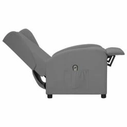 VidaXL Fauteuil inclinable électrique à oreilles Gris Similicuir 11 VidaXL Fauteuil inclinable électrique à oreilles Gris Similicuir -Fauteuils Soldes image 4 3098952
