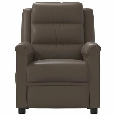 VidaXL Fauteuil inclinable électrique Gris Similicuir 6 VidaXL Fauteuil inclinable électrique Gris Similicuir – Image 4