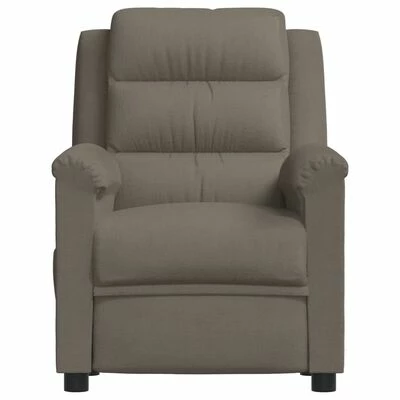 VidaXL Fauteuil inclinable électrique Gris clair Velours 6 VidaXL Fauteuil inclinable électrique Gris clair Velours – Image 4