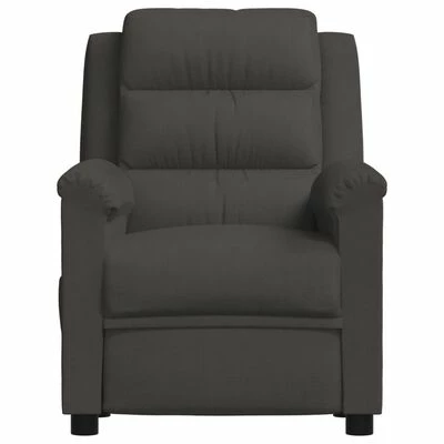 VidaXL Fauteuil inclinable électrique Gris foncé Velours 6 VidaXL Fauteuil inclinable électrique Gris foncé Velours – Image 4