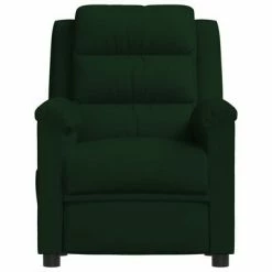 VidaXL Fauteuil inclinable électrique Vert foncé Velours 11 VidaXL Fauteuil inclinable électrique Vert foncé Velours -Fauteuils Soldes image 4 3099003