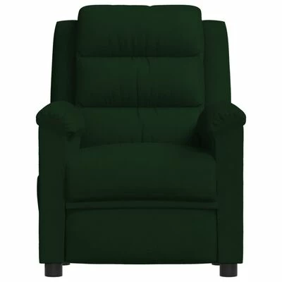VidaXL Fauteuil inclinable électrique Vert foncé Velours 6 VidaXL Fauteuil inclinable électrique Vert foncé Velours – Image 4