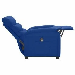 VidaXL Fauteuil inclinable debout Bleu Tissu -Fauteuils Soldes image 4 3100313