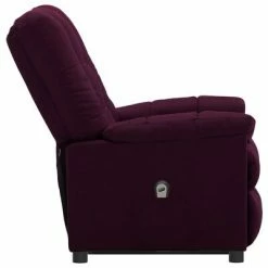 VidaXL Fauteuil inclinable Violet Tissu -Fauteuils Soldes image 4 3100347