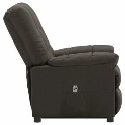 VidaXL Fauteuil inclinable Taupe Tissu -Fauteuils Soldes image 4 3100348