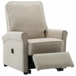 VidaXL Fauteuil inclinable Crème Tissu 11 VidaXL Fauteuil inclinable Crème Tissu -Fauteuils Soldes image 4 3100370