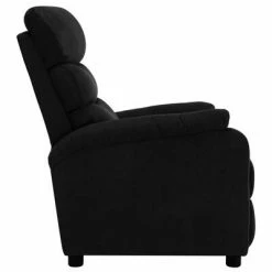 VidaXL Fauteuil inclinable Noir Tissu -Fauteuils Soldes image 4 321218